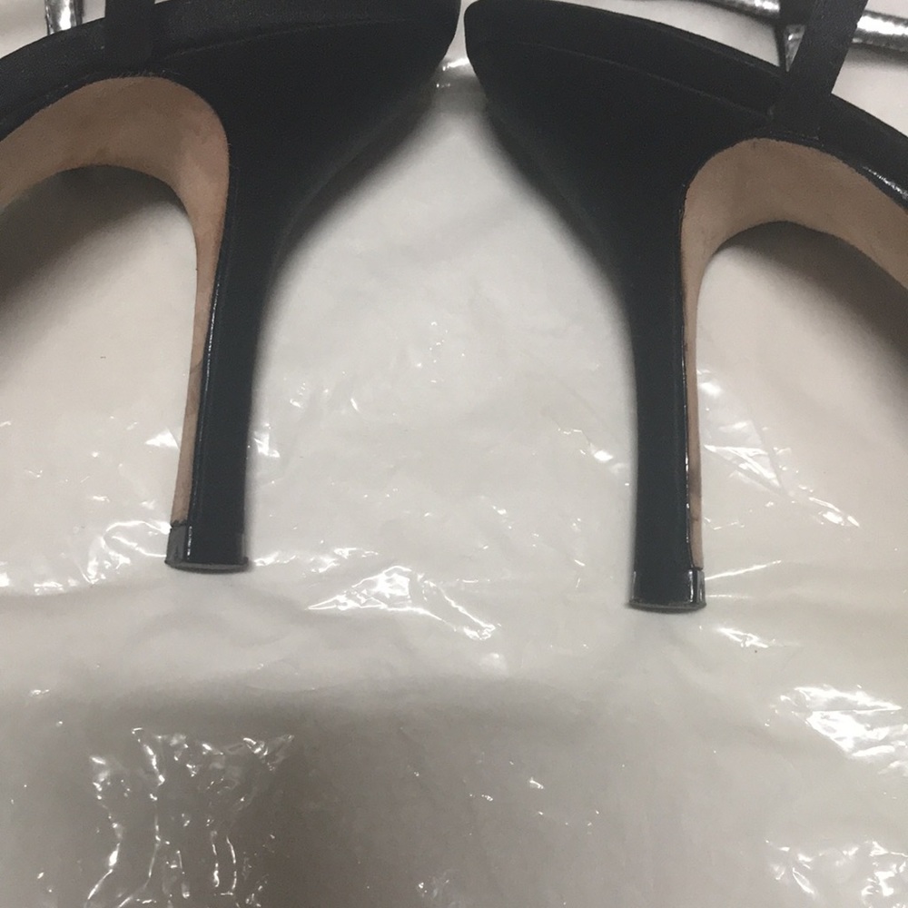 “Nina” black strappy dressy heels size 5.5 - Picture 4 of 9